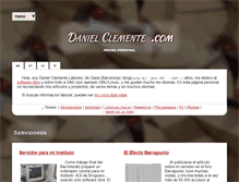 Tablet Screenshot of danielclemente.com